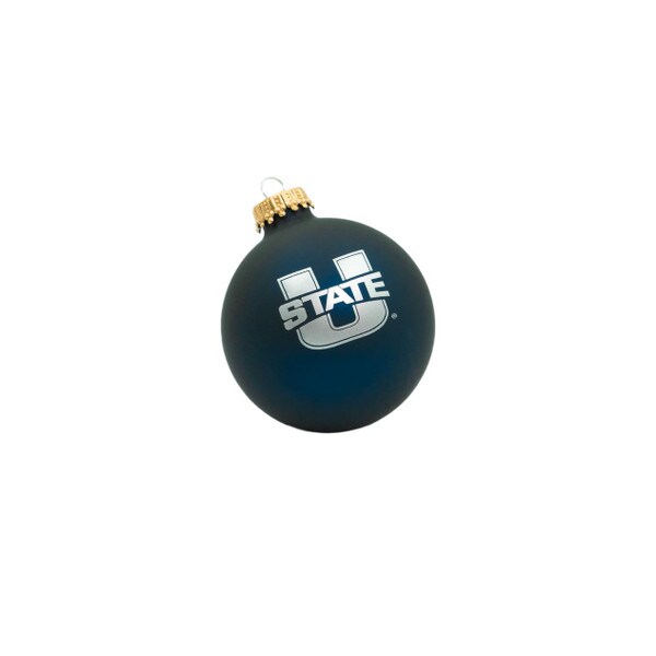 U-State Glass Ornament in Navy